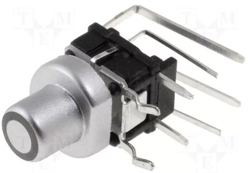 Кнопка тактильная с подсветкой PB6156RSL (синяя)