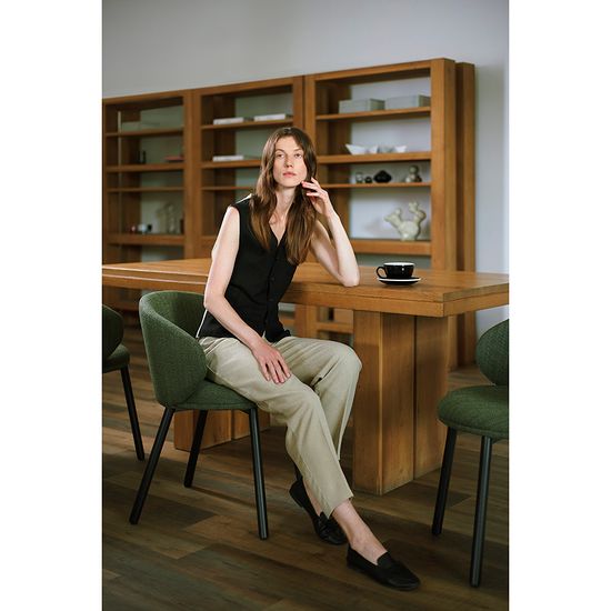 Стул comfy, рогожка, шпинат