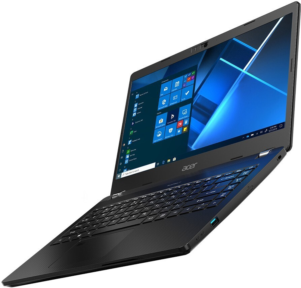 Ноутбук Acer TravelMate P2 TMP214-53-73KC Core i7 1165G7/8Gb/SSD256Gb/Intel UHD Graphics/14;/IPS/FHD (1920x1080)/Windows 10 Professional/black/WiFi/BT/Cam