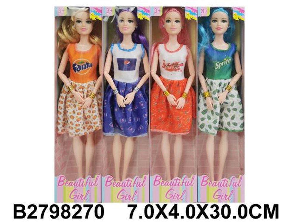 Кукла тип Модель на шарнирах 30см, коробка G02254