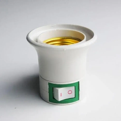 Патрон для лампы, Цоколь:E27, Галогенная, 1 шт.