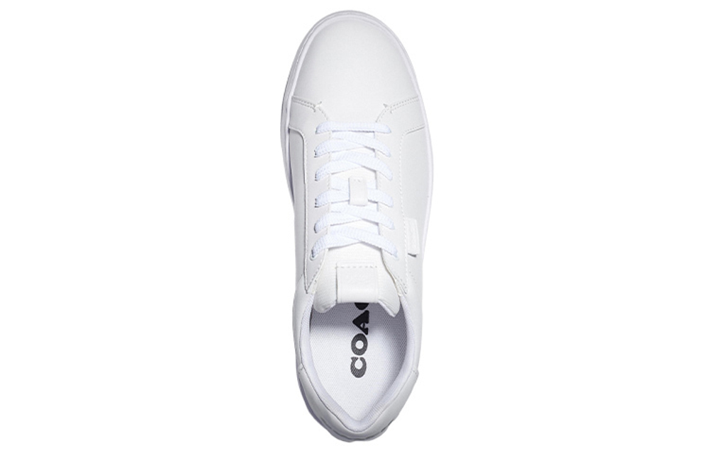 COACH Coach LOWLINE leather low-cut fashion sneakers men's white