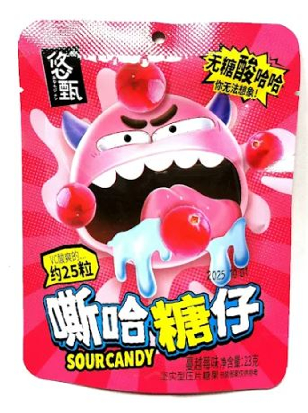 Карамель Рогатый Клюква 23гр 20шт