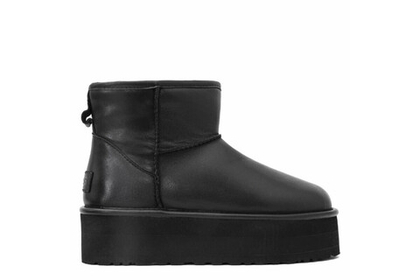 UGG Classic Mini Platform Leather Black