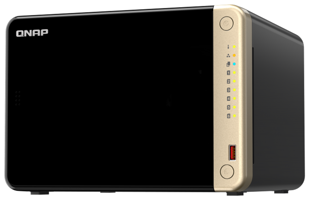 Сетевой RAID-накопитель  QNAP TS-664-8G
