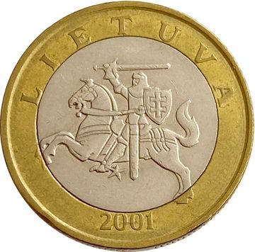 2 лита 2001 Литва