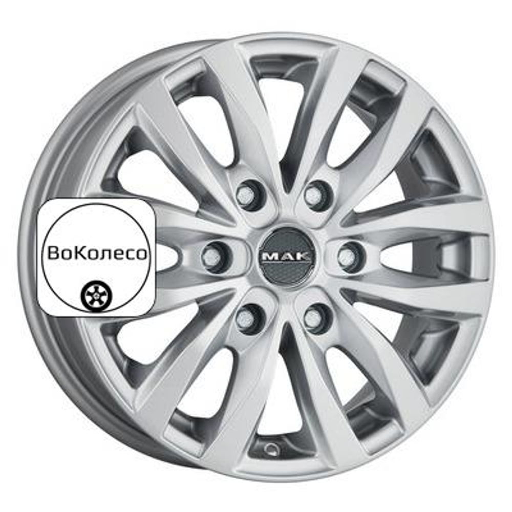 6,5x16/5x160 ET60 D65,1 Load 5 Silver MAK