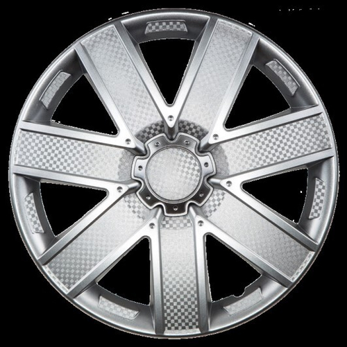 Колпак колеса R15 Галакси серебристый (в мешке 4 упак) (LION)