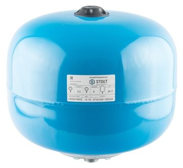Гидроаккумулятор Stout 24 вертикальный (STW-0001-000024)