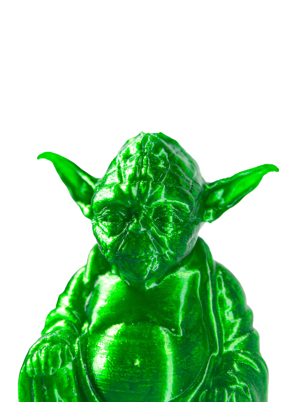 Статуэтка шуточная декоративная для интерьера Будда Йода (Buddha Yoda), 3D печать, 11 см.