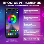 Светодиодная умная RGB настольная светильник-лампа с пультом управления и Bluetooth