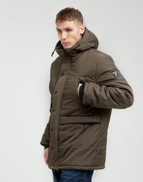 Куртка We Don’t Care Long Puffer Jacket Olive - фото 3