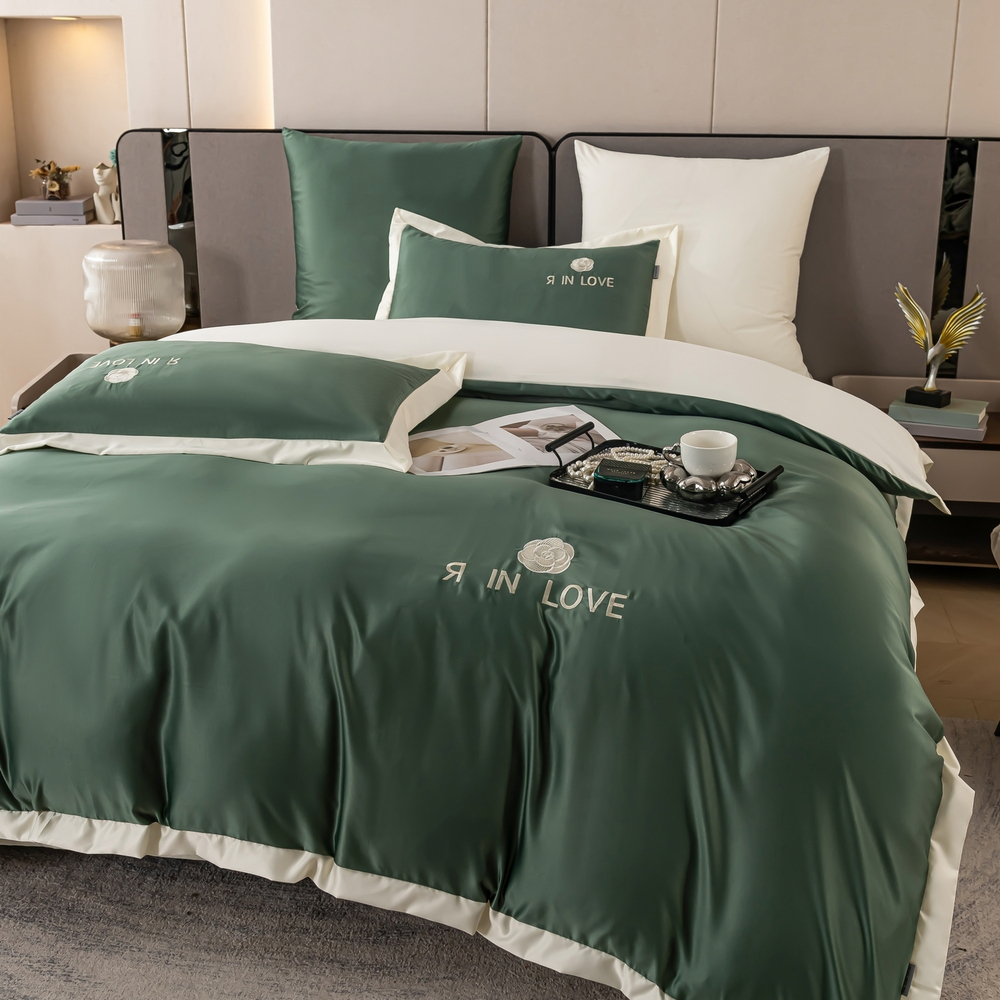 Комплект постельного белья Сатин-Шелк Я IN LOVE LV010