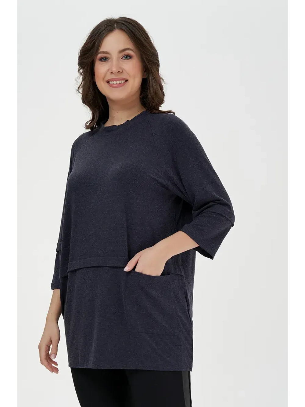 Туника джемпер удлиненный