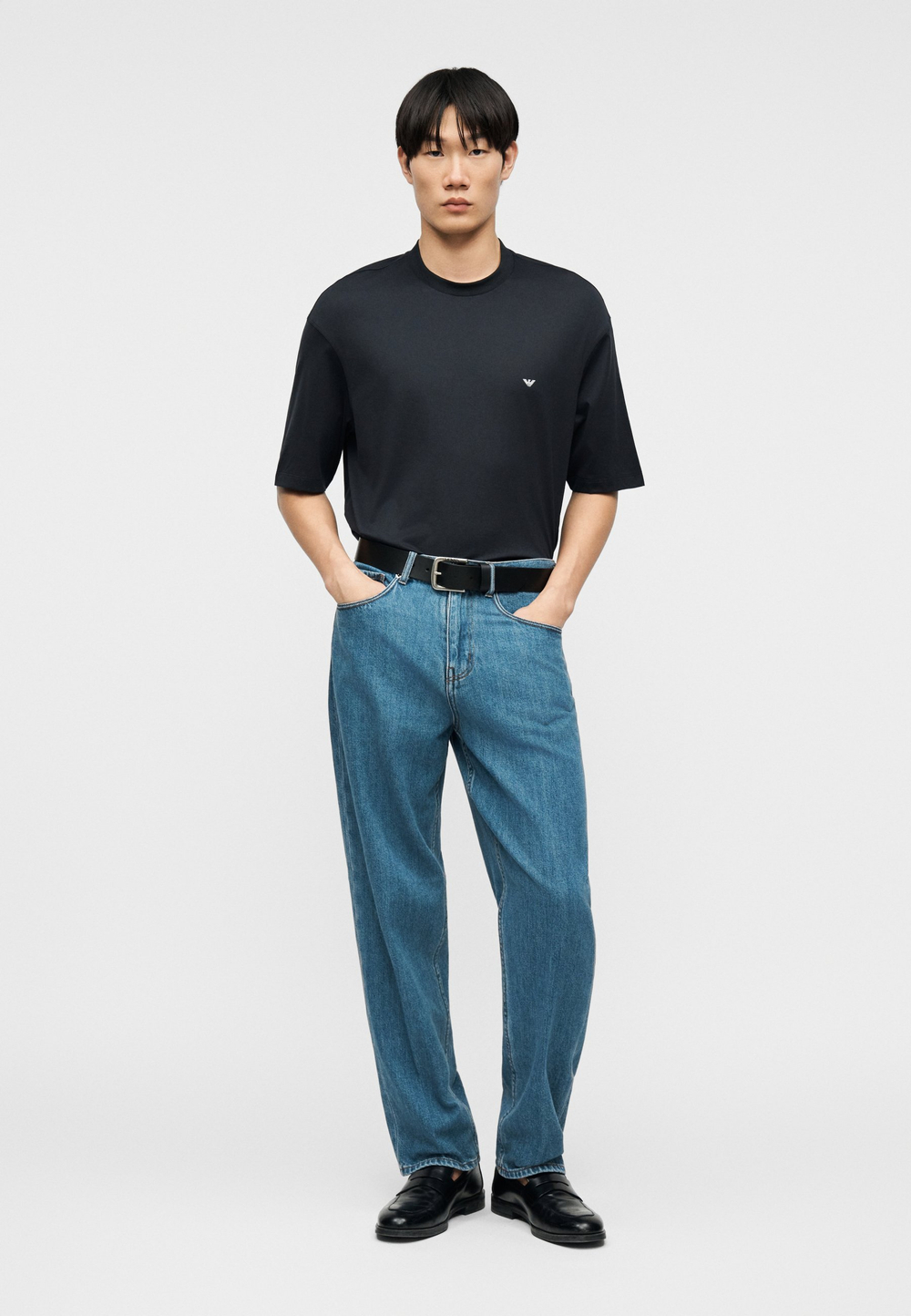 Emporio Armani Футболка с принтом - Синий