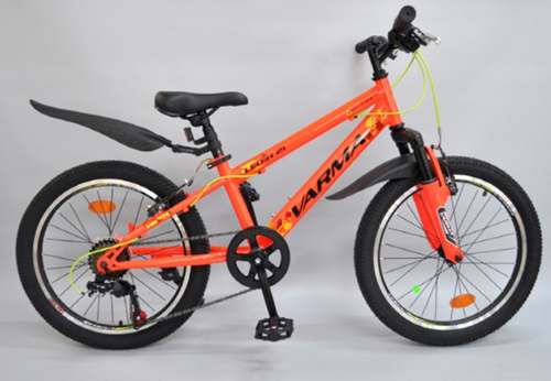 Вело 20" VARMA LEO H21, р.10.5 красный 7ск ст.