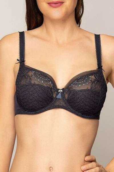 Бюстгальтер Victoria с мягкими чашками (Размер: 75F) (Цвет: темно-серый)