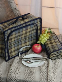 HOLYDAY BASKET Набор для пикника с термосумкой и пледом на 2 персоны