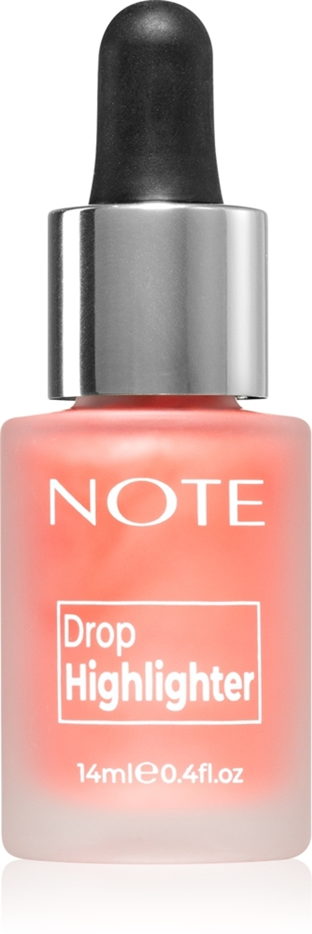 Note Cosmetique Drop Highlighter - Жидкий хайлайтер с пипеткой, 14 ml