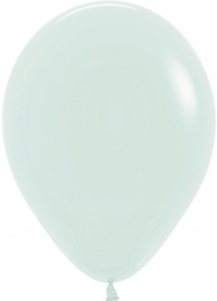 Шар (12''/30 см) Светлая мята (630), макарунс, 50 шт.