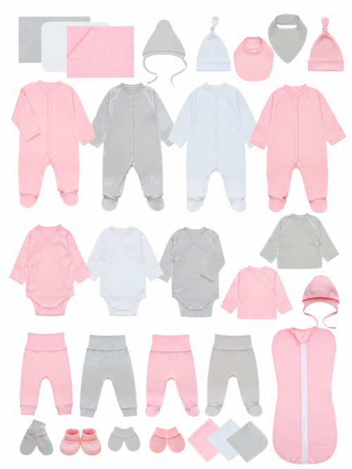 Pink | Gray | White