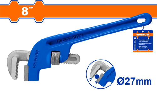 Ключ трубный 200 мм, 27 мм (6/48) WADFOW WPW6108