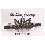 Заколка - автомат металлическая на блистере «KLEVER», диадема, цвет как на фото, 8*3см ( хедр Кокетка)