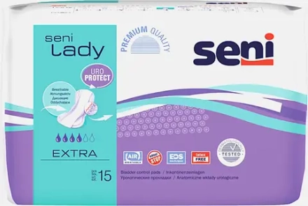 Прокладки Seni Lady Extra урологические 15шт