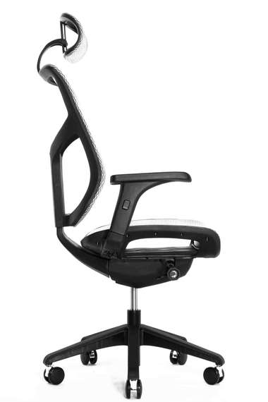 Кресло Expert VISTA VSM01-WH (сетка белая / каркас черн)