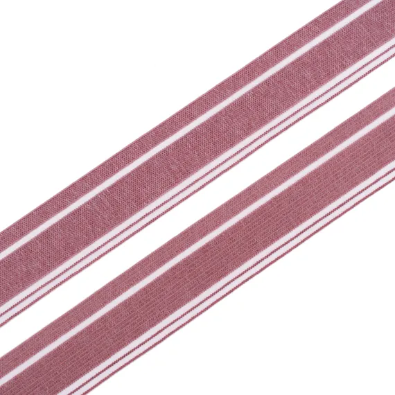 Резинка широкая, темно-розовая/ полосы 23 мм, Германия