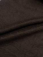 Трикотаж мохер с шерстью и хлопком Laurent Garigue темно-шоколадный
