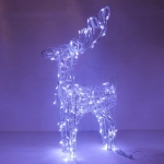 Фигура светодиодная «Олень» 67*38*15 см, 90 ламп LED, Белый