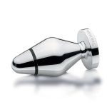 Анальная втулка для электростимуляции Little John - 9 см. (Цвет: серебро)