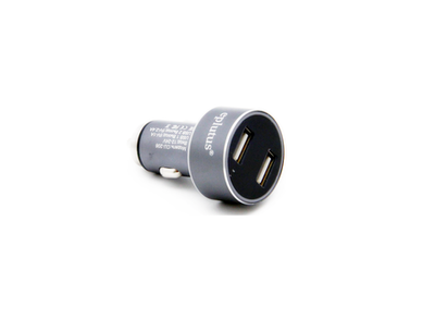 АЗУ USB Eplutus CU-206 metal (USBx2-1A+2.4A+вольтметр)