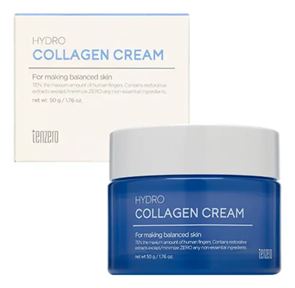 Крем для лица с коллагеном TENZERO Hydro Collagen Cream 50 мл