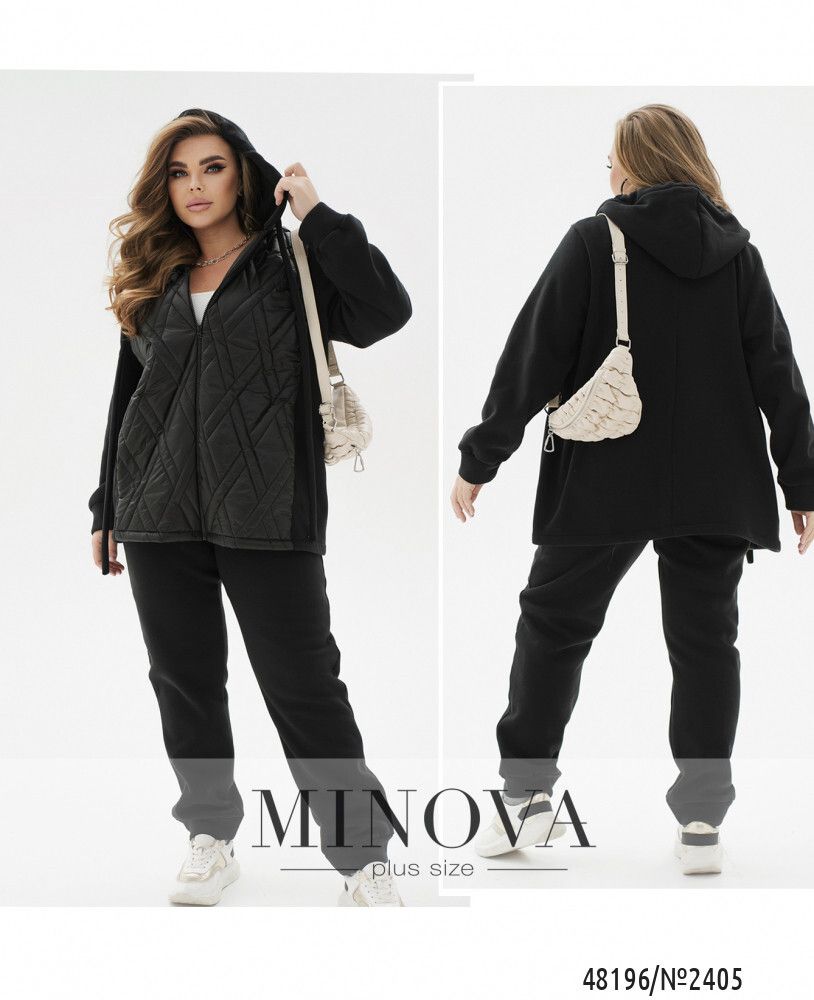 Костюм 2405-черный Minova