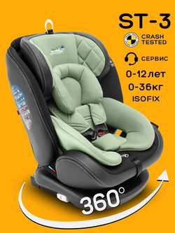 Автокресло детское AMAROBABY ST-3,Isofix класс D, группа 0+/1/2/3