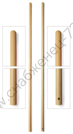 Ручка Filmop деревянная (145 см, диаметр - 30 мм, крепление - отверстие) для арт. 9021, 9025, 9039