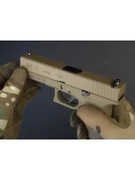 Страйкбольный пистолет Glock 17 gen.3 TAN EC-1101 DE