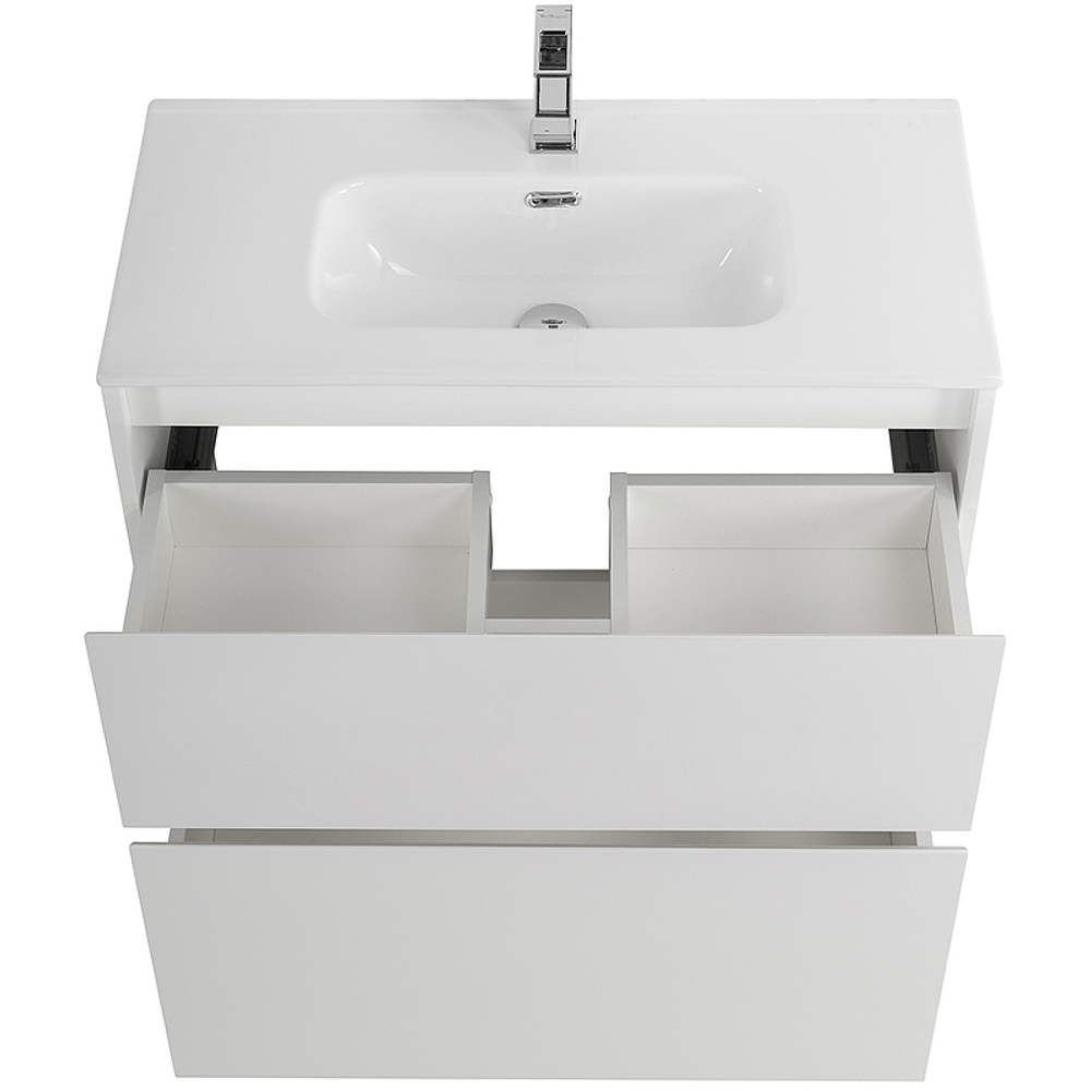 Тумба под раковину BelBagno Kraft 39 80 KRAFT39-800/390-2C-PIA-BO Bianco Opaco