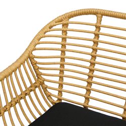 Стул барный Vetle Bent, ротанг
