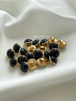 Пуговицы Золото черные