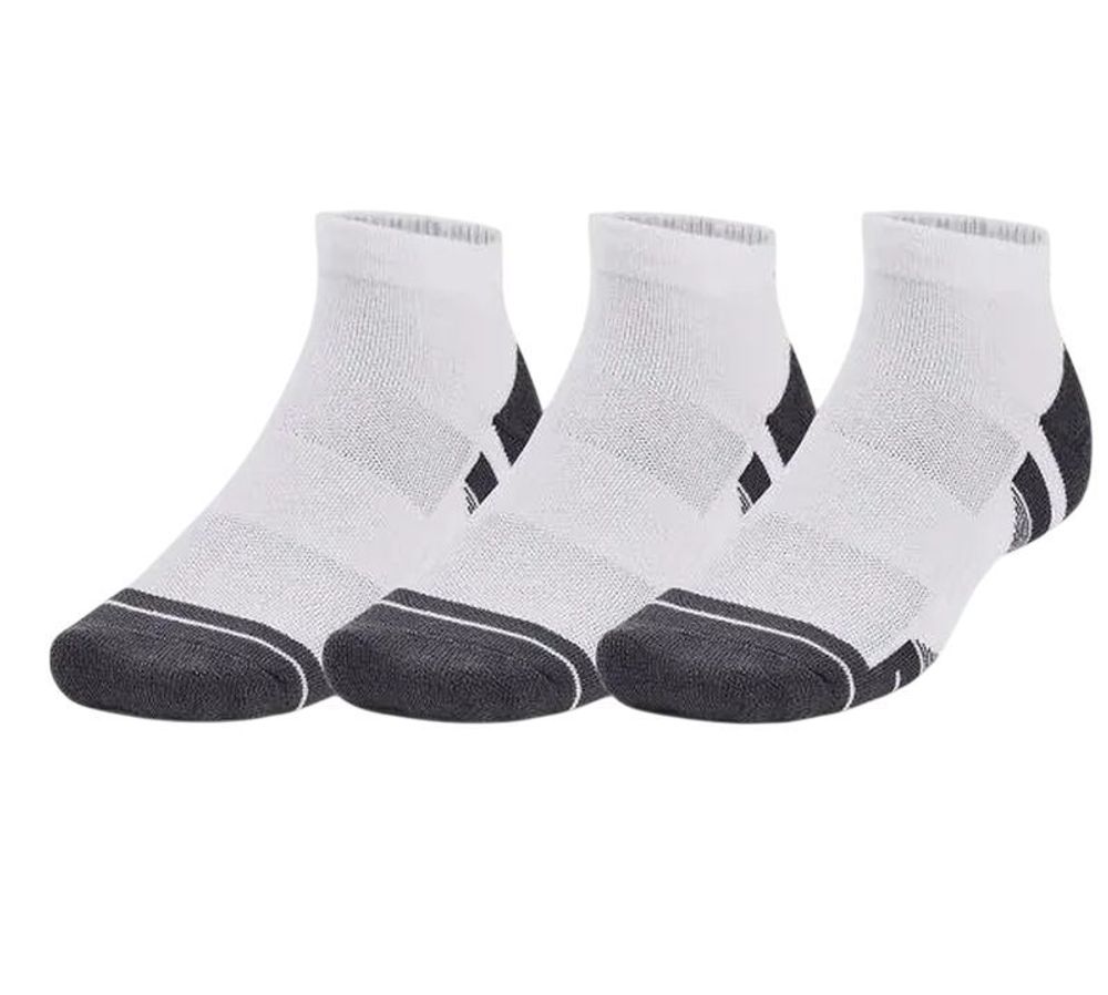 Теннисные носки Under Armour Performance Tech Low-Cut 3P - white/white/jet grey