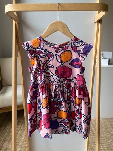 Хлопковое платье Petit Bateau, 98