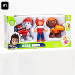 Игровой набор Щенячий патруль - Собака герой - "Hero Dogs", Dog SWAT, Paw Patrol Team Suite NO:7756, 3шт героя