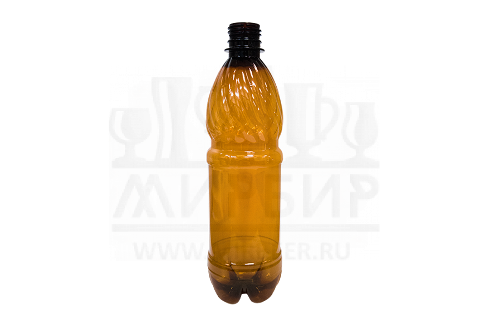 Пластиковая бутылка, 0,5 л (без пробки)