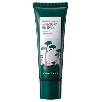 Крем двойной с экстрактом центеллы для проблемной кожи Round Lab Pine Calming Cica Cream Plus, 60 мл