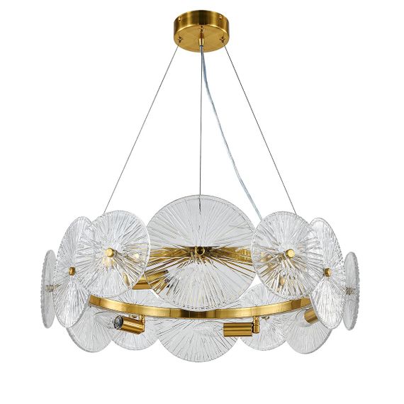 Подвесная люстра Indigo Miele V12021/6P Brass V000604