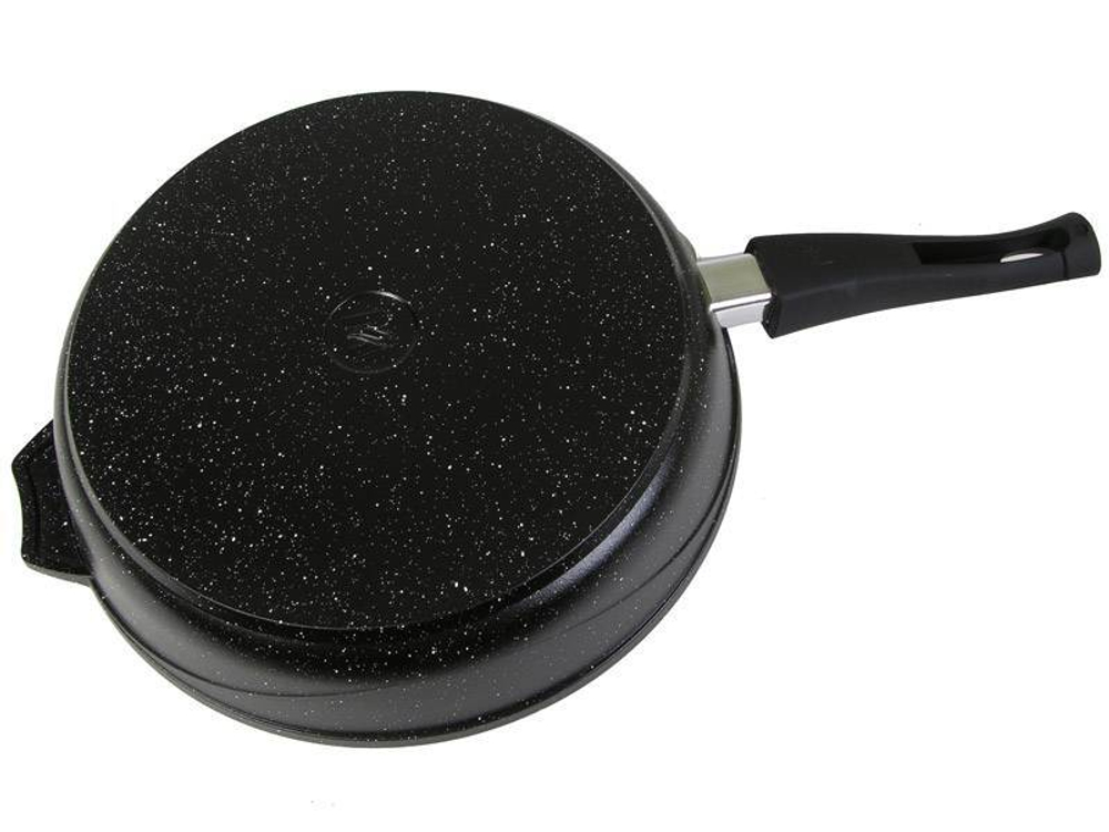 Сковорода 30см Гранит black со съемной ручкой