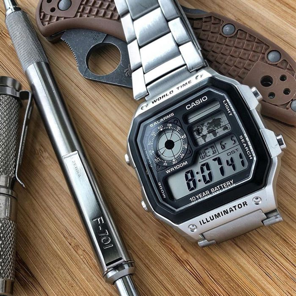 Японские наручные часы Casio Collection AE-1200WHD-1A